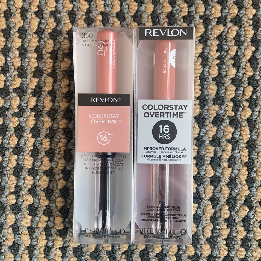 Revlon Colorstay Overtime 350 Bare Maximum/ 360 Endless Spice set of 2